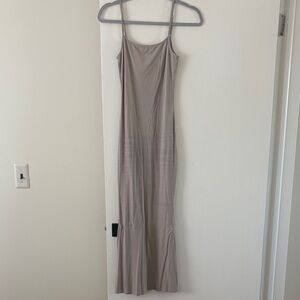 Aritzia Taupe Maxi Dress